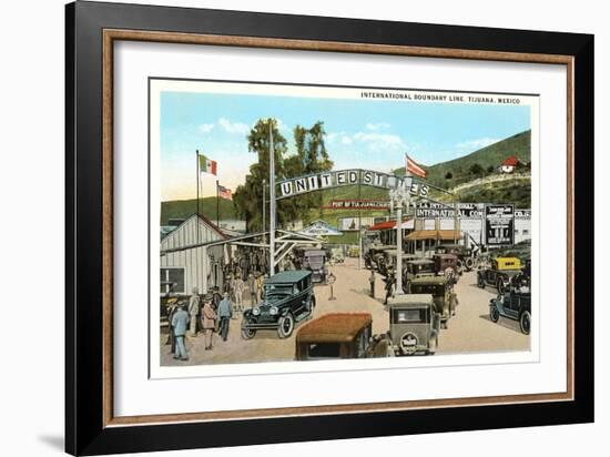 International Border, Tijuana, Mexico-null-Framed Art Print