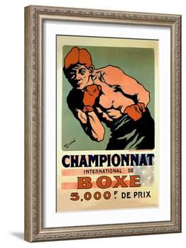 International Boxing Championship-null-Framed Art Print