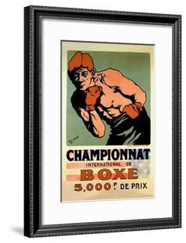 International Boxing Championship-null-Framed Art Print