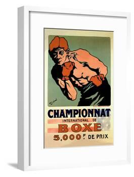 International Boxing Championship-null-Framed Art Print