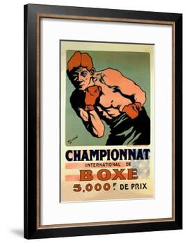International Boxing Championship-null-Framed Art Print