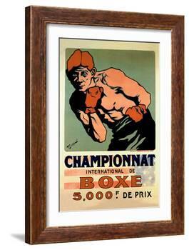 International Boxing Championship-null-Framed Art Print