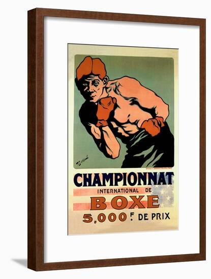 International Boxing Championship-null-Framed Art Print