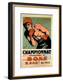 International Boxing Championship-null-Framed Art Print