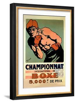 International Boxing Championship-null-Framed Art Print