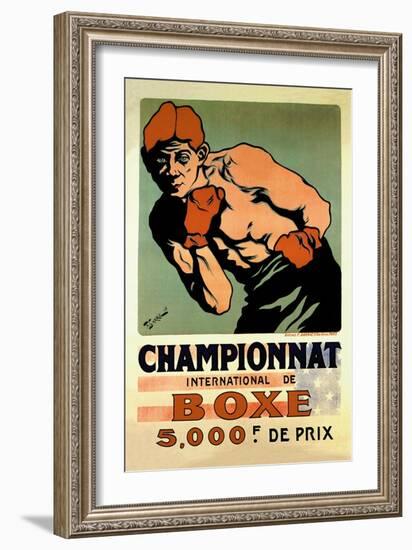 International Boxing Championship-null-Framed Art Print