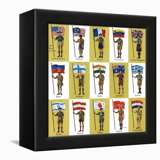 "International Boy Scouts," July 23, 1960-James Lewicki-Framed Premier Image Canvas