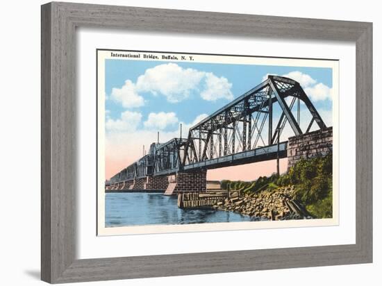 International Bridge, Buffalo-null-Framed Art Print