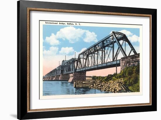 International Bridge, Buffalo-null-Framed Art Print