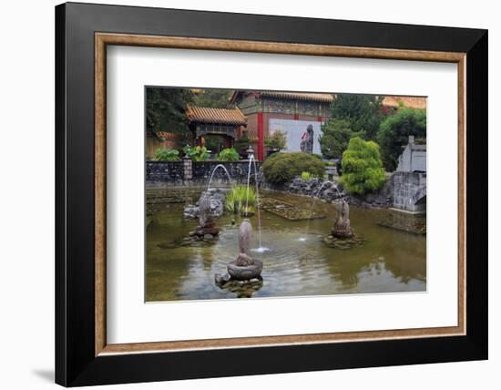 International Buddhist Temple, Richmond, Vancouver, British Columbia, Canada, North America-Richard Cummins-Framed Photographic Print