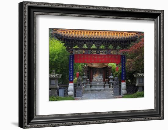 International Buddhist Temple, Richmond, Vancouver, British Columbia, Canada, North America-Richard Cummins-Framed Photographic Print