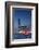 International Commerce Centre (Icc) and Junk Boat at Dusk, Hong Kong, China-Ian Trower-Framed Photographic Print