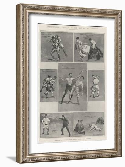 International Contests in the Art of Self-Defence-Ralph Cleaver-Framed Giclee Print