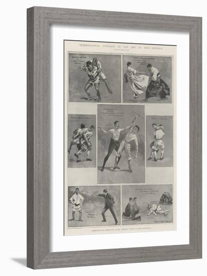 International Contests in the Art of Self-Defence-Ralph Cleaver-Framed Giclee Print