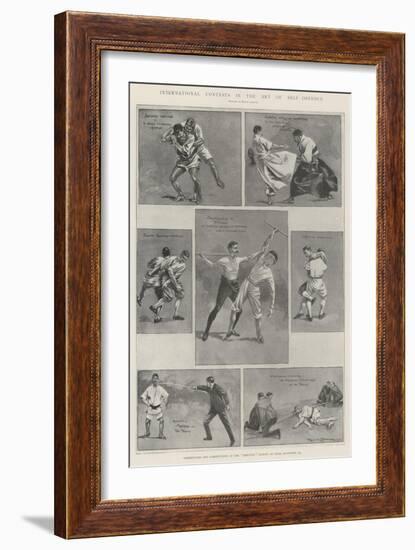International Contests in the Art of Self-Defence-Ralph Cleaver-Framed Giclee Print