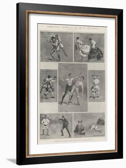 International Contests in the Art of Self-Defence-Ralph Cleaver-Framed Giclee Print