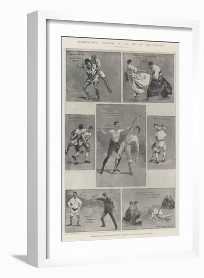 International Contests in the Art of Self-Defence-Ralph Cleaver-Framed Giclee Print