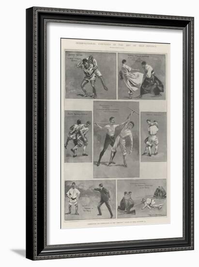 International Contests in the Art of Self-Defence-Ralph Cleaver-Framed Giclee Print