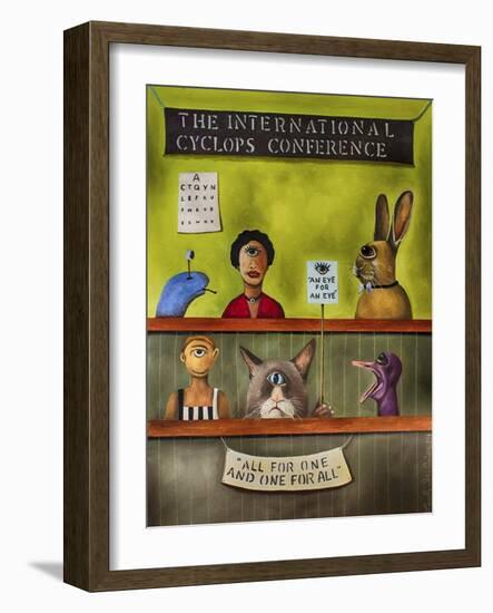 International Cyclops Convention-Leah Saulnier-Framed Giclee Print