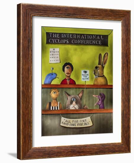 International Cyclops Convention-Leah Saulnier-Framed Giclee Print