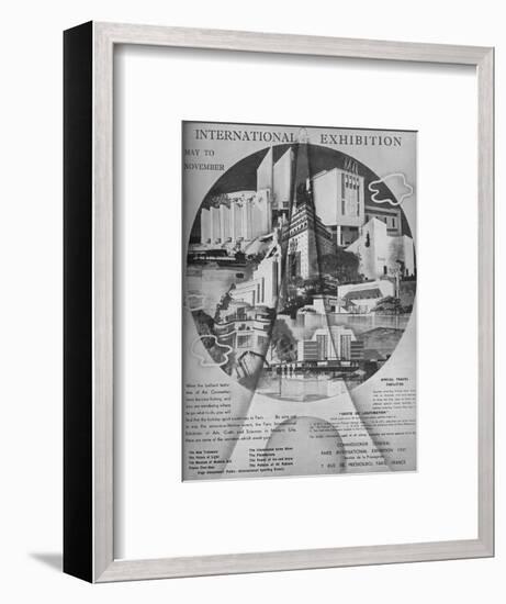 'International Exhibition, May to November', 1937-Unknown-Framed Giclee Print