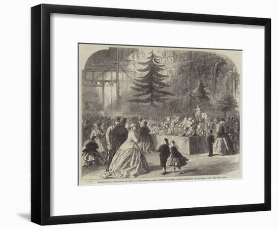 International Exhibition of Fruit at the Horticultural Society's Gardens-null-Framed Giclee Print