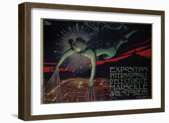 International Exposition of Electricity, Marseille, 1908-David Dellepiane-Framed Giclee Print