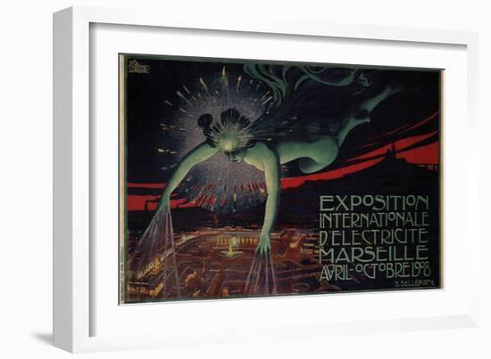 International Exposition of Electricity, Marseille, 1908-David Dellepiane-Framed Giclee Print