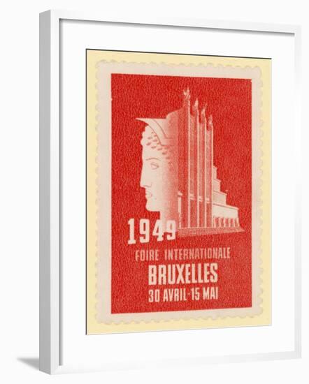 International Fair, Brussels, 1949-null-Framed Giclee Print