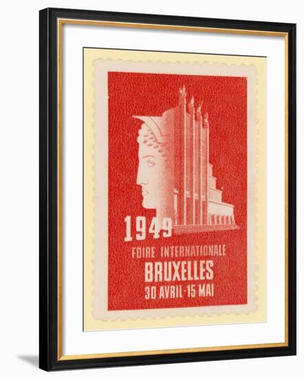 International Fair, Brussels, 1949-null-Framed Giclee Print