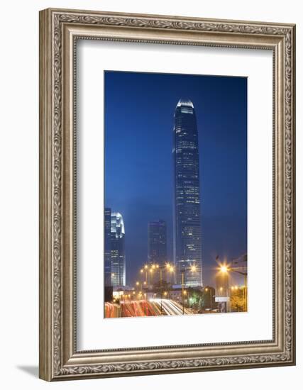 International Finance Centre (IFC), Central, Hong Kong Island, Hong Kong, China, Asia-Ian Trower-Framed Photographic Print