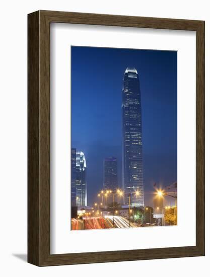 International Finance Centre (IFC), Central, Hong Kong Island, Hong Kong, China, Asia-Ian Trower-Framed Photographic Print