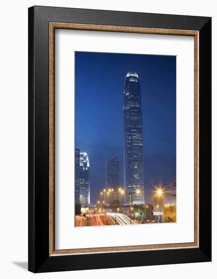 International Finance Centre (IFC), Central, Hong Kong Island, Hong Kong, China, Asia-Ian Trower-Framed Photographic Print