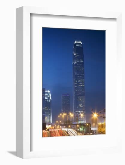 International Finance Centre (IFC), Central, Hong Kong Island, Hong Kong, China, Asia-Ian Trower-Framed Photographic Print