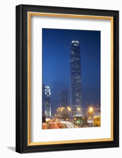 International Finance Centre (IFC), Central, Hong Kong Island, Hong Kong, China, Asia-Ian Trower-Framed Photographic Print