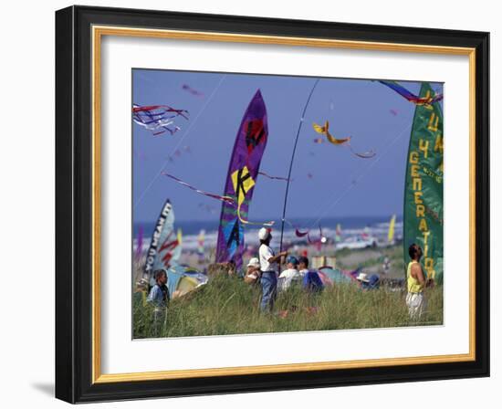 International Kite Festival, Long Beach, Washington, USA-William Sutton-Framed Photographic Print