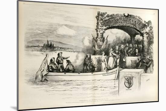 International Law - the Better Way..., 1874-Thomas Nast-Mounted Giclee Print