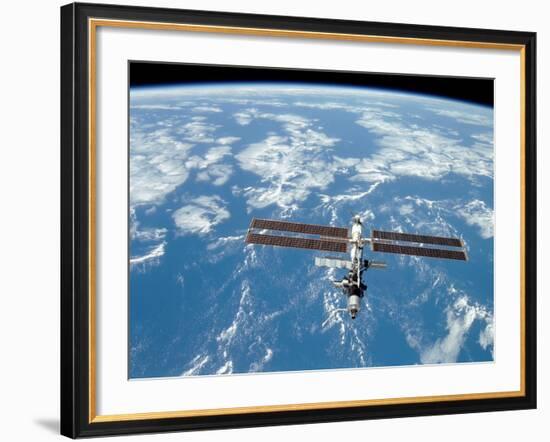 International Space Station-Stocktrek Images-Framed Photographic Print