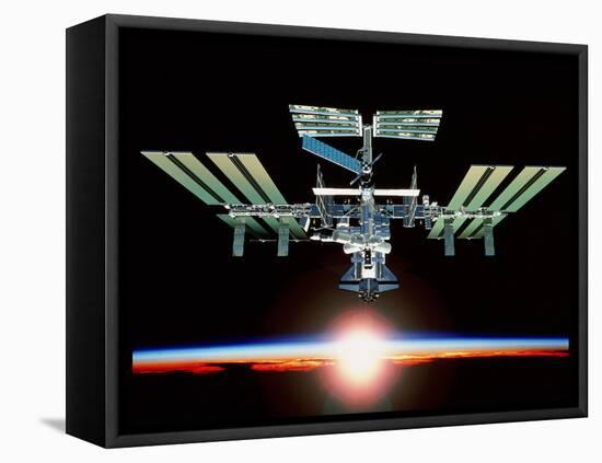 International Space Station-null-Framed Premier Image Canvas