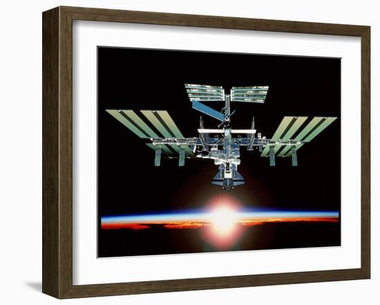 International Space Station-null-Framed Photographic Print