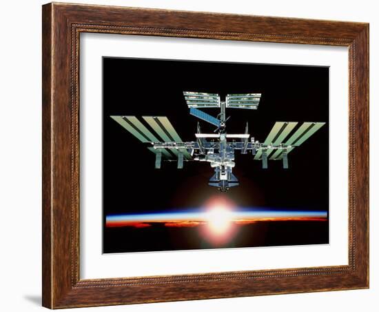 International Space Station-null-Framed Photographic Print