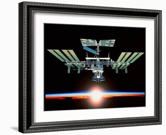 International Space Station-null-Framed Photographic Print