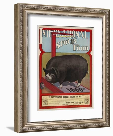 International Stock Food Advertising Poster-null-Framed Giclee Print