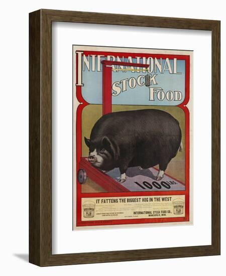 International Stock Food Advertising Poster-null-Framed Giclee Print