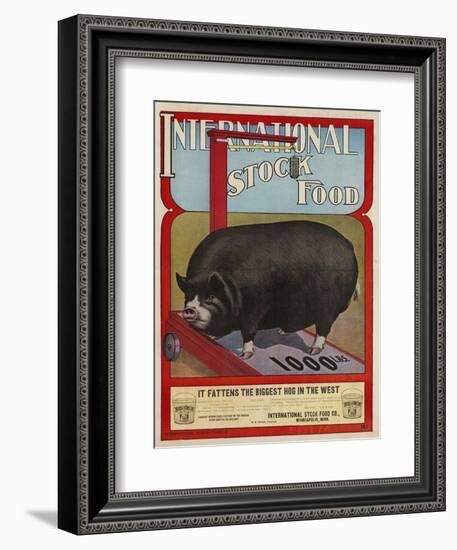 International Stock Food Advertising Poster-null-Framed Giclee Print