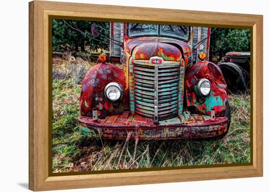 International truck HDR, Overisel Township, Allegan County, Michigan, USA-null-Framed Premier Image Canvas