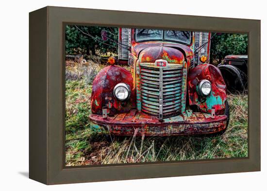 International truck HDR, Overisel Township, Allegan County, Michigan, USA-null-Framed Premier Image Canvas