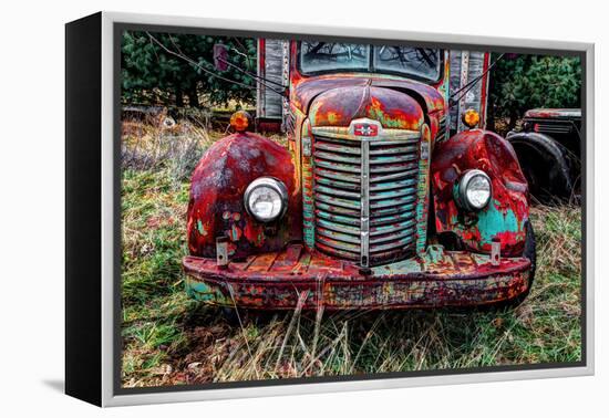 International truck HDR, Overisel Township, Allegan County, Michigan, USA-null-Framed Premier Image Canvas