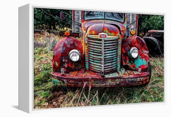 International truck HDR, Overisel Township, Allegan County, Michigan, USA-null-Framed Premier Image Canvas