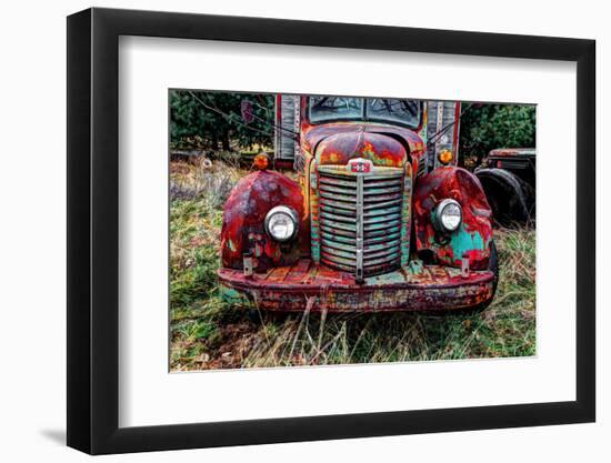 International truck HDR, Overisel Township, Allegan County, Michigan, USA-null-Framed Photographic Print